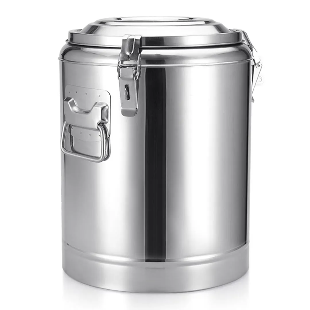 SOGA 12L Stainless Steel Insulated Stock Pot Dispenser Hot & Cold Beverage Container