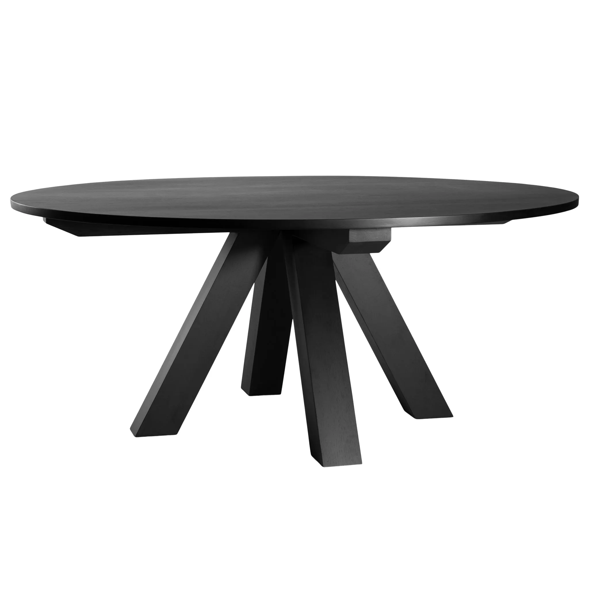 ST CROIX OAK DINING TABLE | BLACK