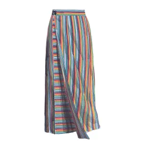 Striped Sarong Skirt