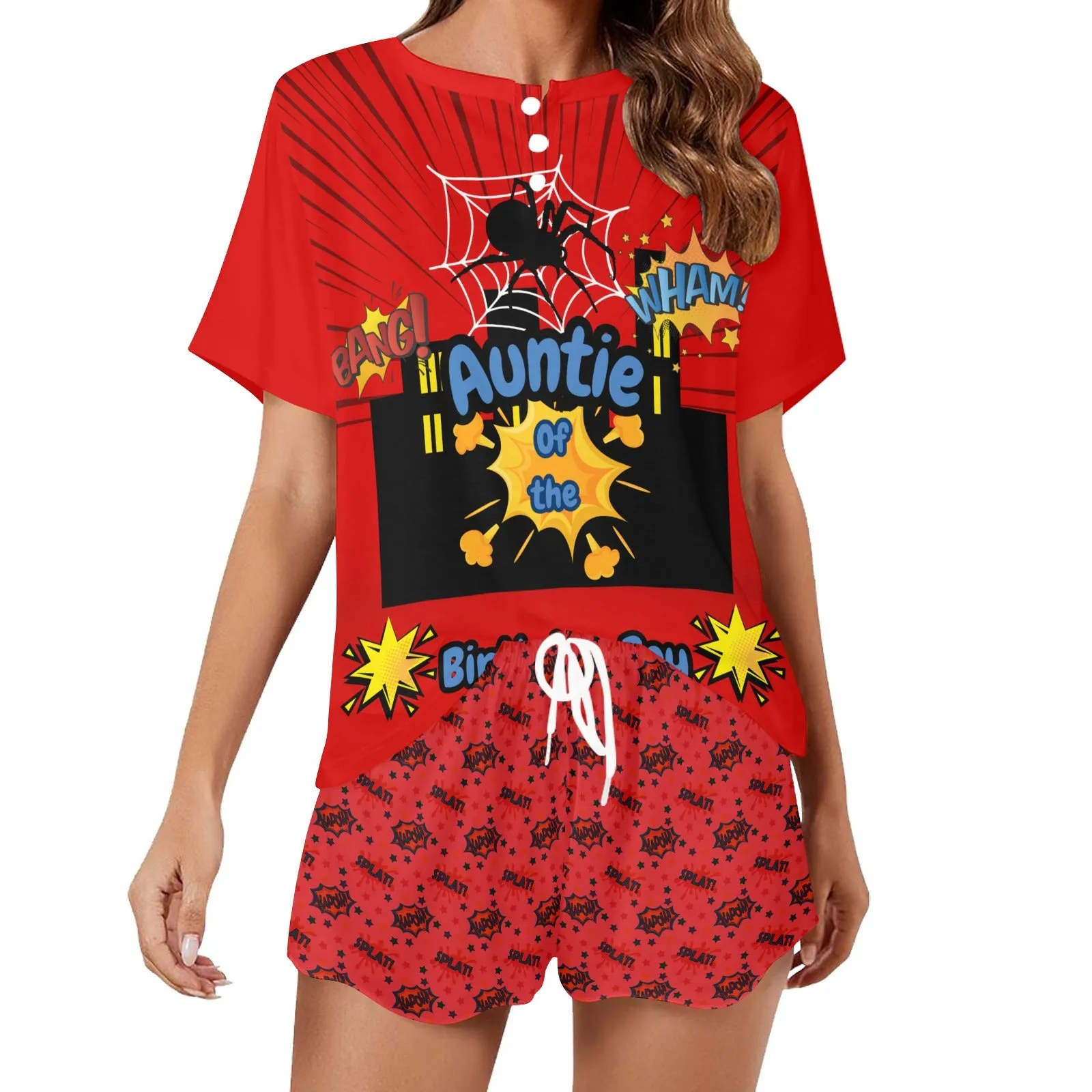 SuperHero Women's Matching Birthday Sets