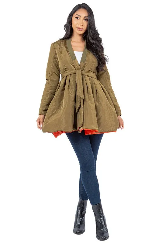 TEEK - FASHION PUFFER JACKET DRESS