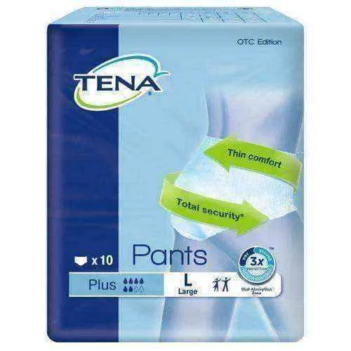 TENA Pants Plus L x 10 pieces