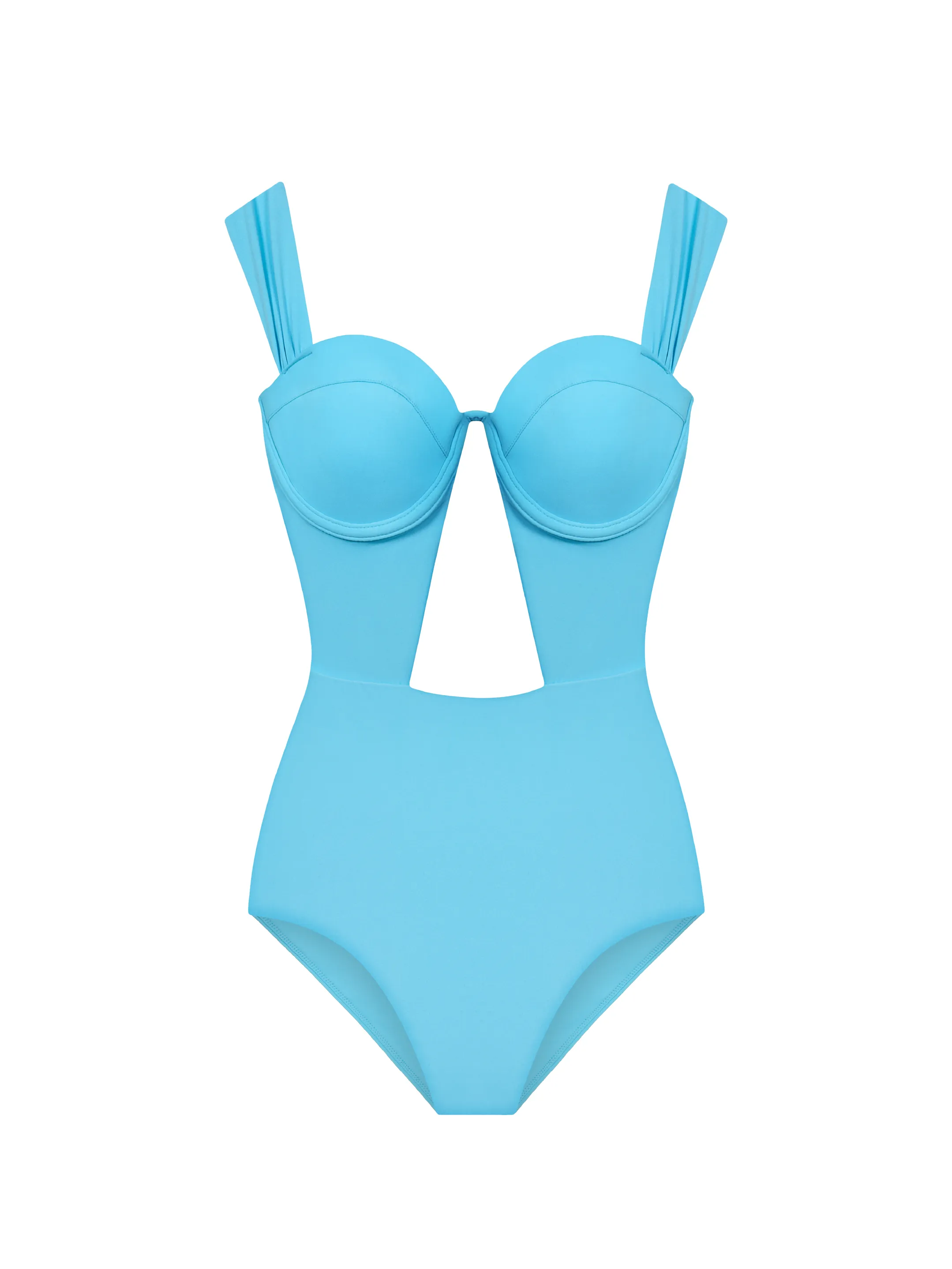 The Bustier Bodysuit - Aqua