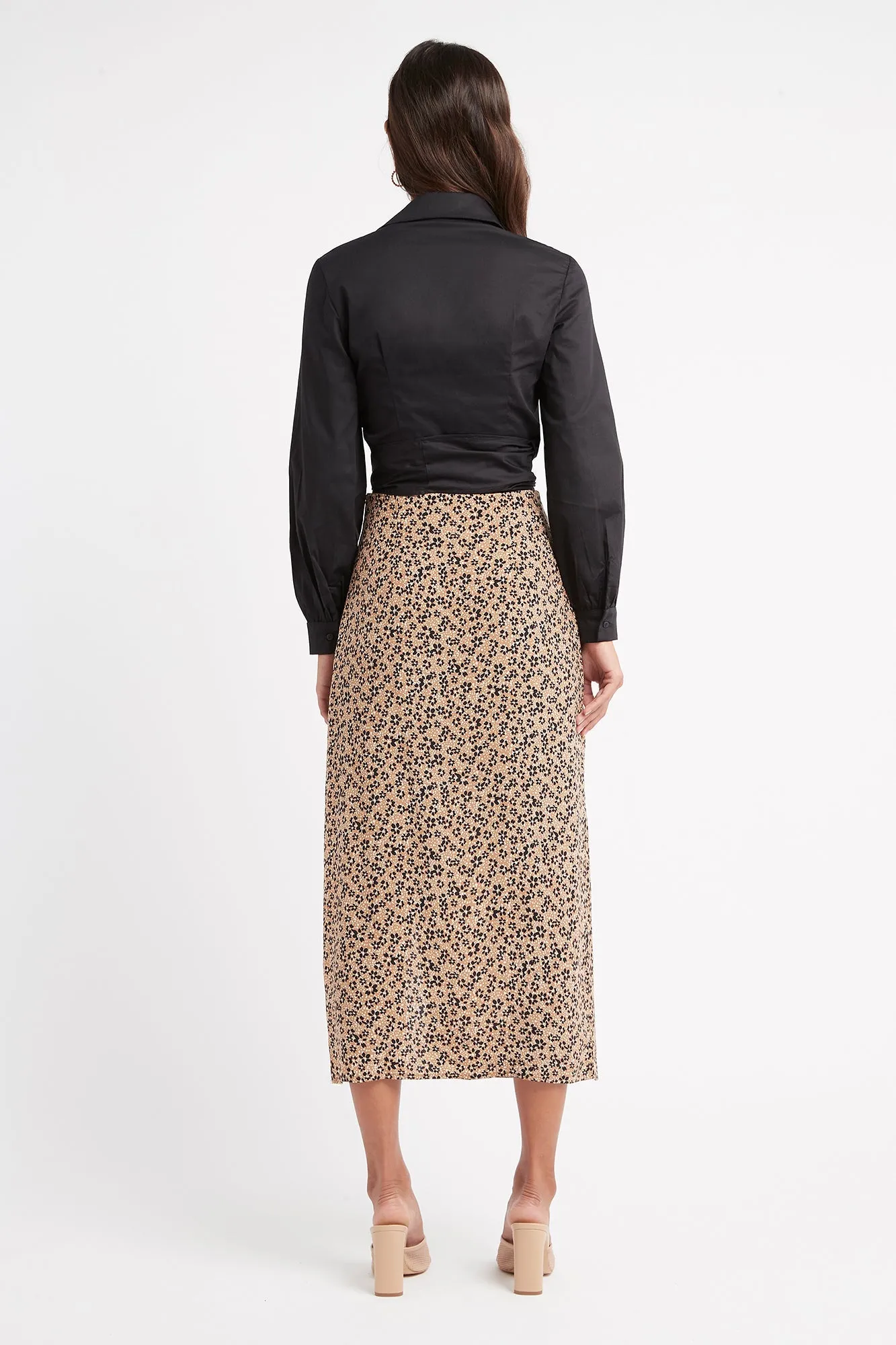 Tyla Midi Split Skirt