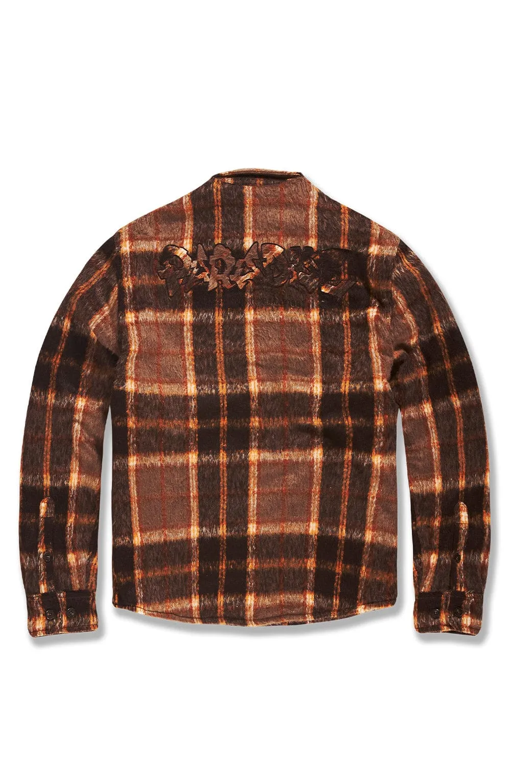 Vandal Flannel Shacket (Brown)