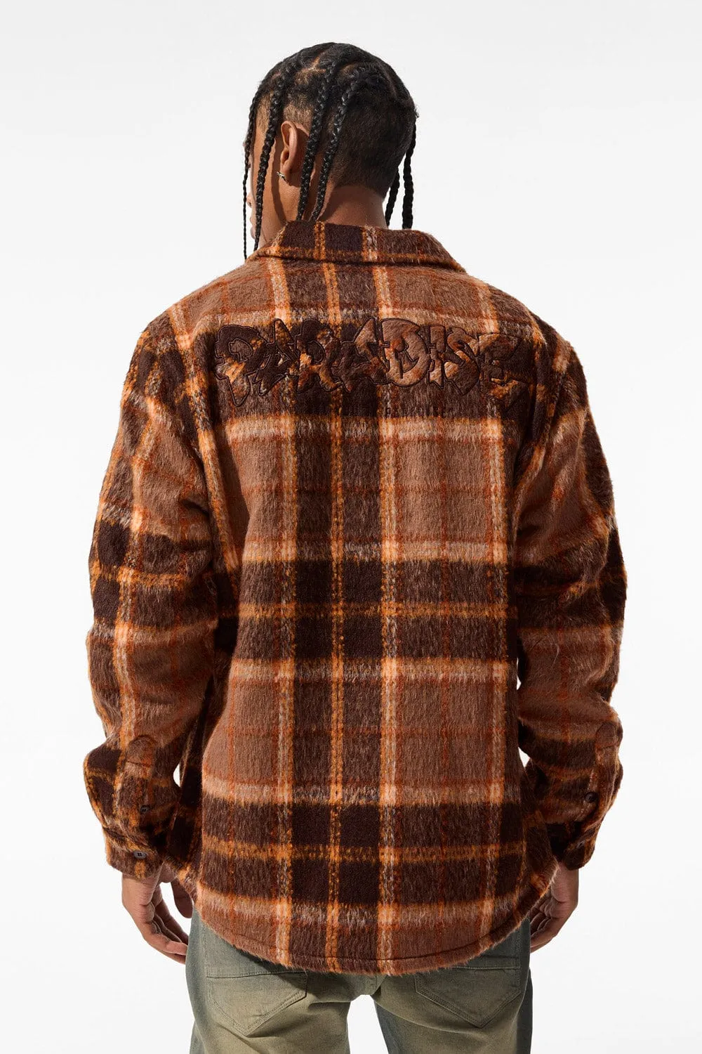 Vandal Flannel Shacket (Brown)