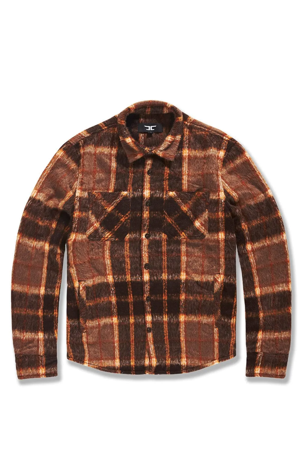 Vandal Flannel Shacket (Brown)