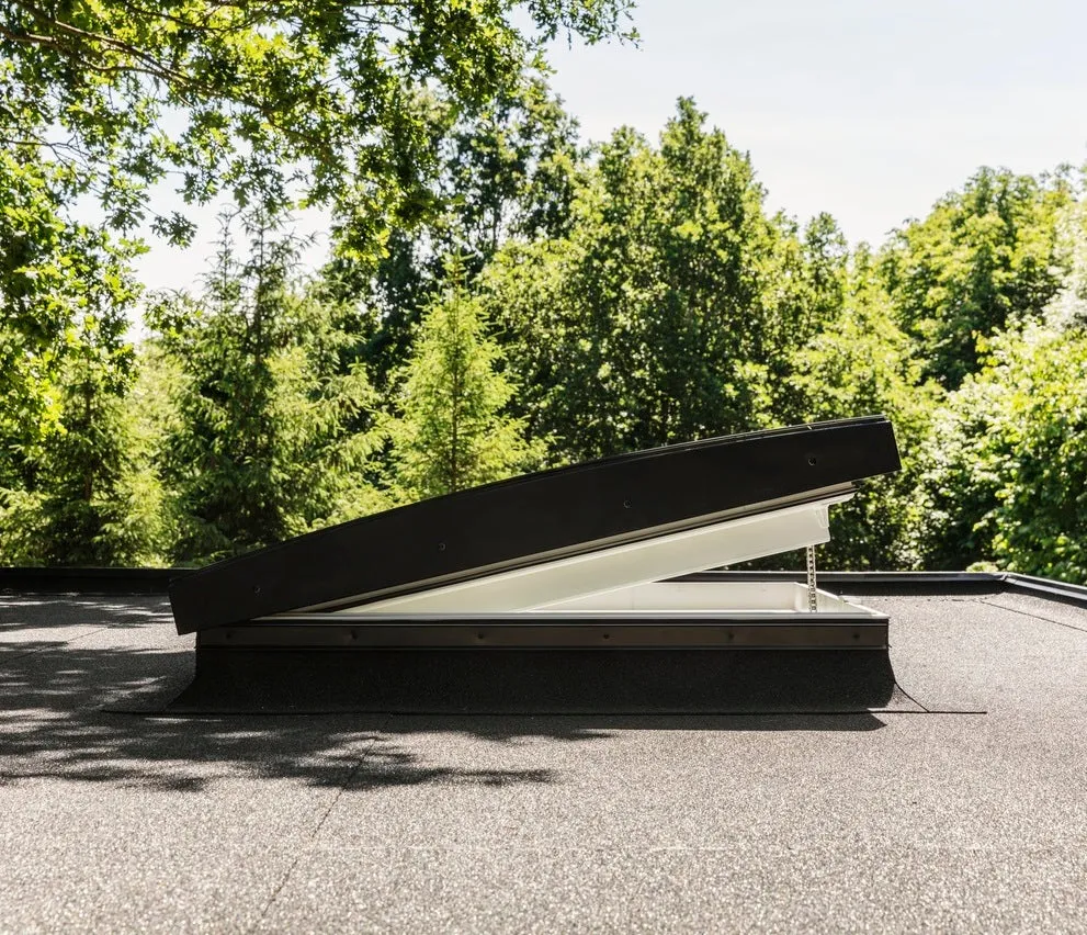 VELUX CVU 150120 1093 INTEGRA® Electric Curved Glass Rooflight Package 150 x 120cm (Including CVU Double Glazed Base & ISU Curved Glass Top Cover)