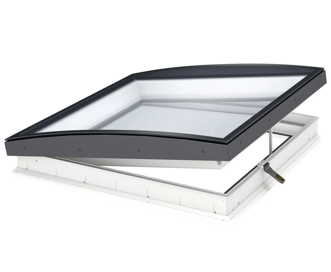 VELUX CVU INTEGRA® Electric Curved Glass Rooflight Package with Double Glazed Base (New Generation)