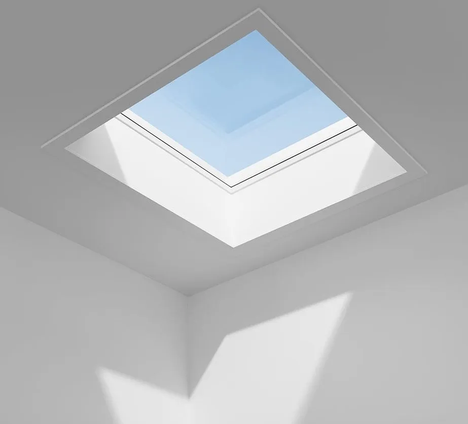 VELUX CVU INTEGRA® Electric Curved Glass Rooflight Package with Double Glazed Base (New Generation)