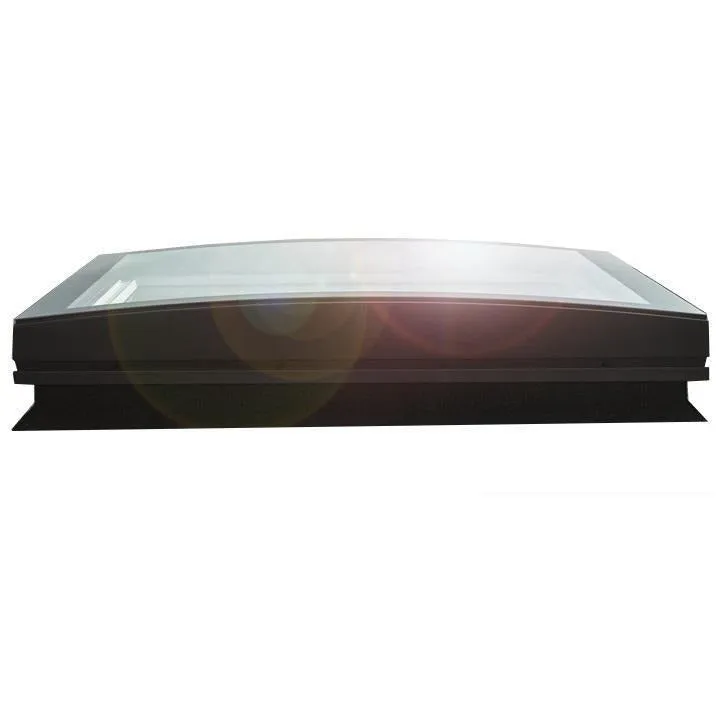 VELUX CVU INTEGRA® SOLAR Powered Curved Glass Rooflight Package with Double Glazed Base (New Generation)