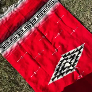 VTG Mexican Wool Poncho