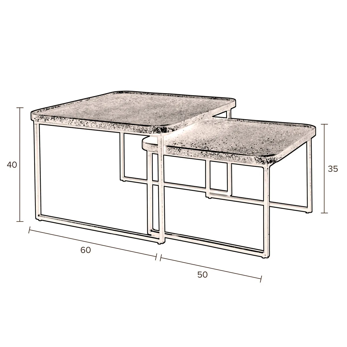 Winston Coffee Table (2/Set)