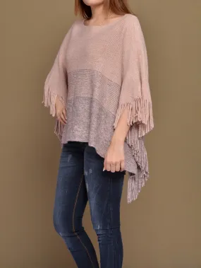 Woolen Shimmer Poncho