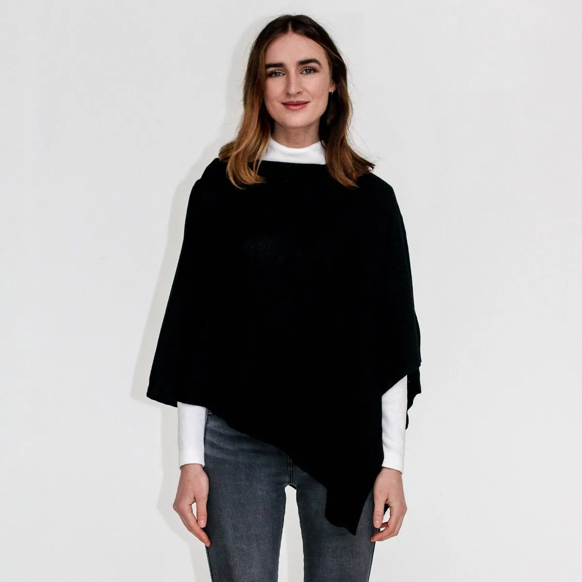 Zara Wool Poncho (Available in 4 colours)